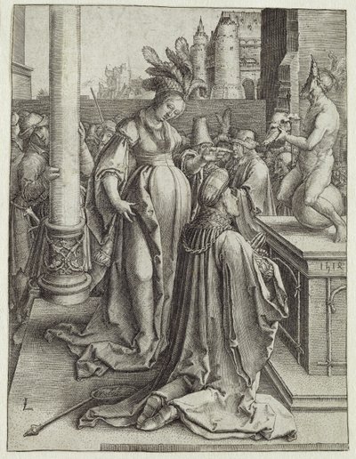 Solomon Prays in Front of a Graven Image by Lucas van Leyden